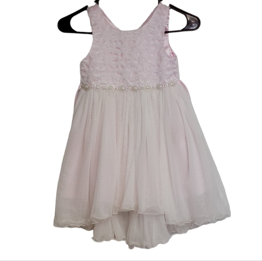 American Princess Dress - Pink & White - Size 6